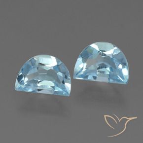 1.90 ctw Blue Topaz Stones, Natural Topaz in Fancy Facet Shape for Sale