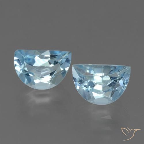 2.13ctw Natural Swiss Blue Topaz, Fancy, VS