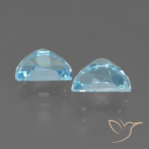 Topaz Gemstones in 7 x 5 mm (calibrated) Size for Sale, Topaz Stones in Swiss Blue Color