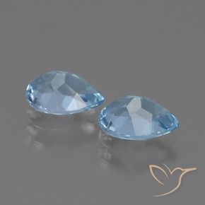 Topaz Gemstones in 7 x 5 mm (calibrated) Size for Sale, Topaz Stones in Sky Blue Color