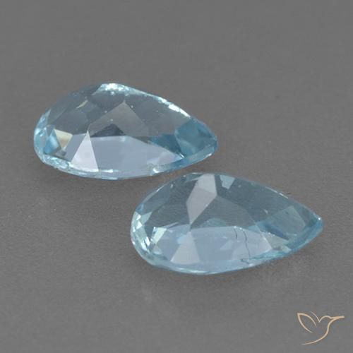 Topaz Gemstones in 7 x 5 mm (calibrated) Size for Sale, Topaz Stones in Sky Blue Color