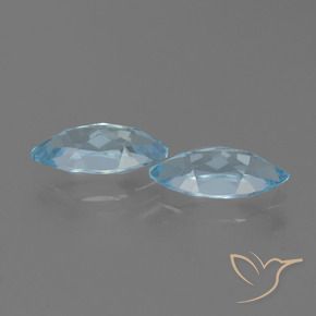 Topaz Gemstones in 12.1 x 6 mm Size for Sale, Topaz Stones in Sky Blue Color