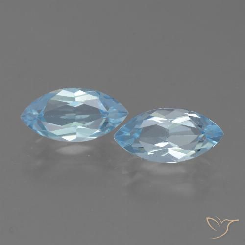 4.78ctw Natural Sky Blue Topaz, Marquise, VVS