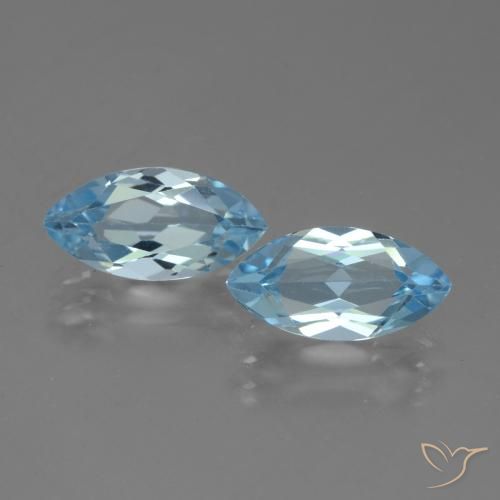4.69ctw Natural Sky Blue Topaz, Marquise, VVS-VS
