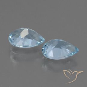 Topaz Gemstones in 7 x 5 mm (calibrated) Size for Sale, Topaz Stones in Sky Blue Color