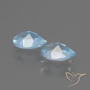 Topaz Gemstones in 7 x 5 mm (calibrated) Size for Sale, Topaz Stones in Sky Blue Color