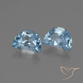 1.86 ctw Blue Topaz Stones, Natural Topaz in Fancy Facet Shape for Sale