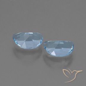 Topaz Gemstones in 7 x 5 mm (calibrated) Size for Sale, Topaz Stones in Sky Blue Color