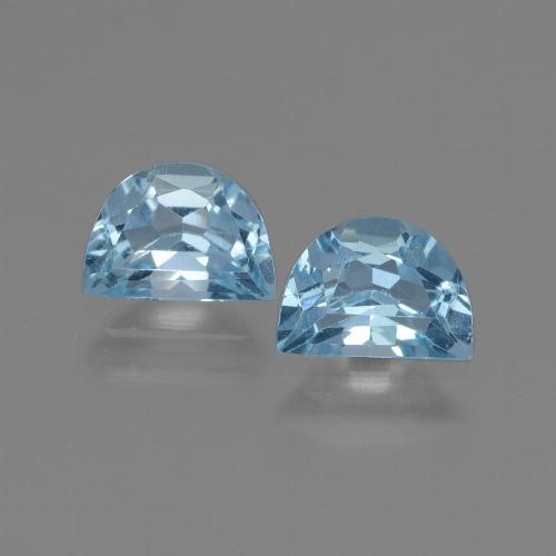Sky Blue Topaz Gem - 1ct Fancy Facet (ID: 432713)
