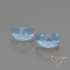 Topaz Gemstones in 7 x 5 mm (calibrated) Size for Sale, Topaz Stones in Sky Blue Color