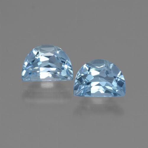 Deep Maya Blue Topaz Gem - 1.1ct Fancy Facet (ID: 432718)
