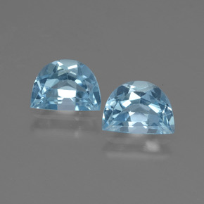 Himmerlblau Topas Edelstein - 1ct Fantasie-Schliff (ID: 432720)