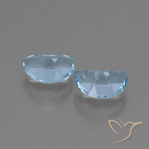 Topaz Gemstones in 7 x 5 mm (calibrated) Size for Sale, Topaz Stones in Swiss Blue Color