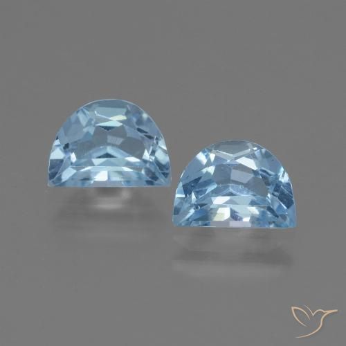 2.06ctw Natural Swiss Blue Topaz, Fancy, VS