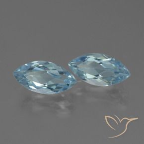 4.68 ctw Blue Topaz Stones, Natural Topaz in Marquise Facet Shape for Sale