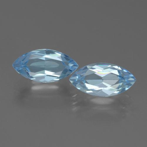 Sky Blue Topaz Gem - 2.6ct Marquise Facet (ID: 432752)