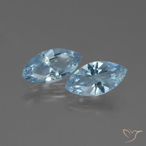 3.76ctw Natural Sky Blue Topaz, Marquise, VVS-VS