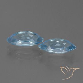 Topaz Gemstones in 12.1 x 6 mm Size for Sale, Topaz Stones in Swiss Blue Color
