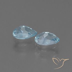 Topaz Gemstones in 7 x 5 mm (calibrated) Size for Sale, Topaz Stones in Sky Blue Color