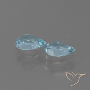 Topaz Gemstones in 7 x 5 mm (calibrated) Size for Sale, Topaz Stones in Sky Blue Color