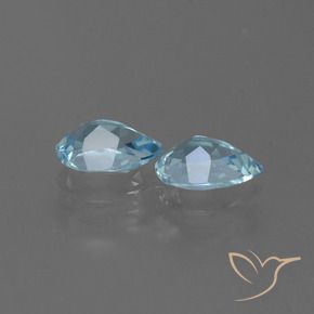 Topaz Gemstones in 7 x 5 mm (calibrated) Size for Sale, Topaz Stones in Sky Blue Color
