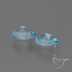Topaz Gemstones in 7 x 5 mm (calibrated) Size for Sale, Topaz Stones in Sky Blue Color