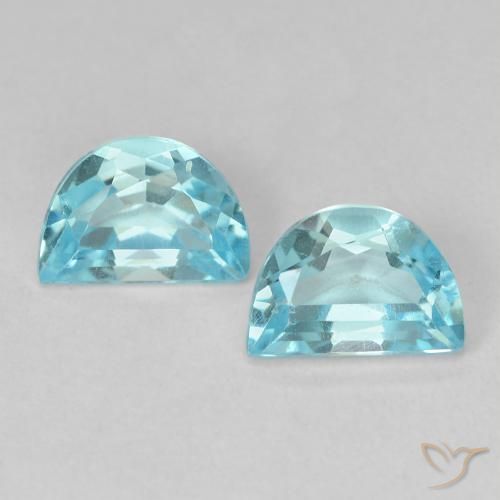 2.12ctw Natural Sky Blue Topaz, Fancy, VS