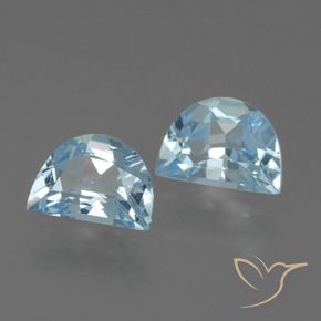 1.87 ctw Blue Topaz Stones, Natural Topaz in Fancy Facet Shape for Sale