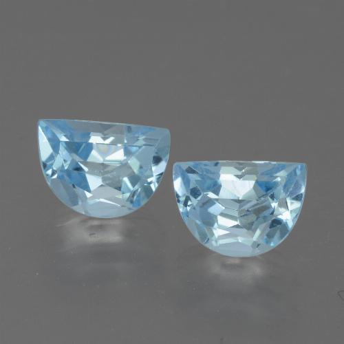 Sky Blue Topaz Gem - 1.1ct Fancy Facet (ID: 432828)