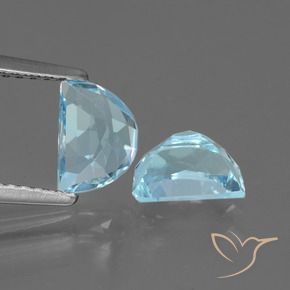 Topaz Gemstones in 7 x 5 mm (calibrated) Size for Sale, Topaz Stones in Sky Blue Color
