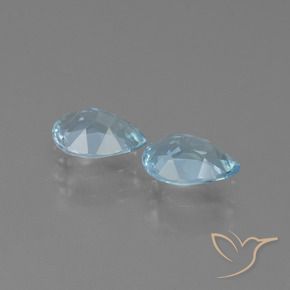 Topaz Gemstones in 7 x 5 mm (calibrated) Size for Sale, Topaz Stones in Sky Blue Color