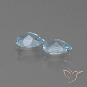 Topaz Gemstones in 7 x 5 mm (calibrated) Size for Sale, Topaz Stones in Sky Blue Color