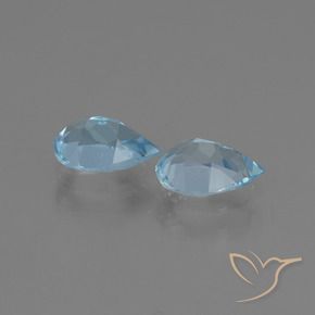 Topaz Gemstones in 7 x 5 mm (calibrated) Size for Sale, Topaz Stones in Sky Blue Color