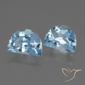 2.01 ctw Blue Topaz Stones, Natural Topaz in Fancy Facet Shape for Sale