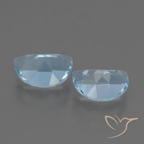 Topaz Gemstones in 7 x 5 mm (calibrated) Size for Sale, Topaz Stones in Sky Blue Color