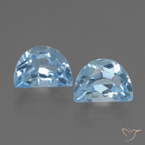 2.28ctw Natural Sky Blue Topaz, Fancy, VVS-VS