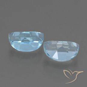 Topaz Gemstones in 7 x 5 mm (calibrated) Size for Sale, Topaz Stones in Sky Blue Color