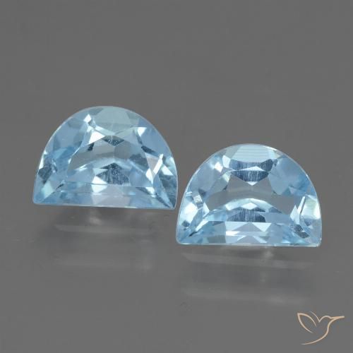 2.09ctw Natural Sky Blue Topaz, Fancy, VVS-VS