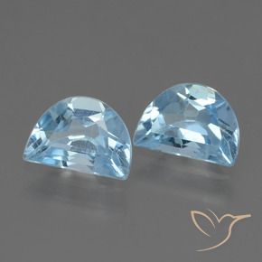 2.00 ctw Blue Topaz Stones, Natural Topaz in Fancy Facet Shape for Sale