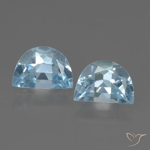 1.92ctw Natural Sky Blue Topaz, Fancy, VVS-VS