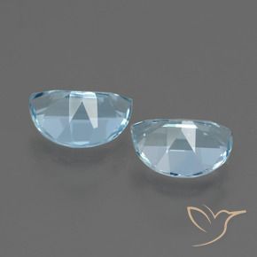 Topaz Gemstones in 7 x 5 mm (calibrated) Size for Sale, Topaz Stones in Sky Blue Color