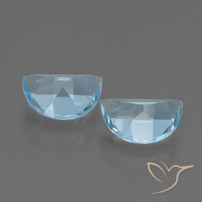 Topaz Gemstones in 7 x 5 mm (calibrated) Size for Sale, Topaz Stones in Sky Blue Color