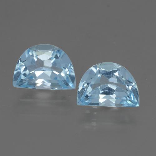 Sky Blue Topaz Gem - 1.1ct Fancy Facet (ID: 432865)