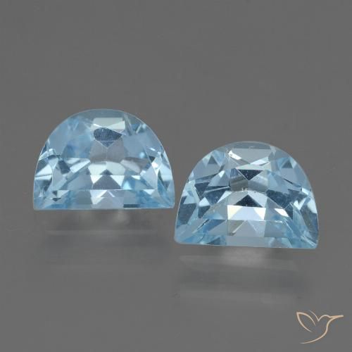 2.22ctw Natural Sky Blue Topaz, Fancy, VS
