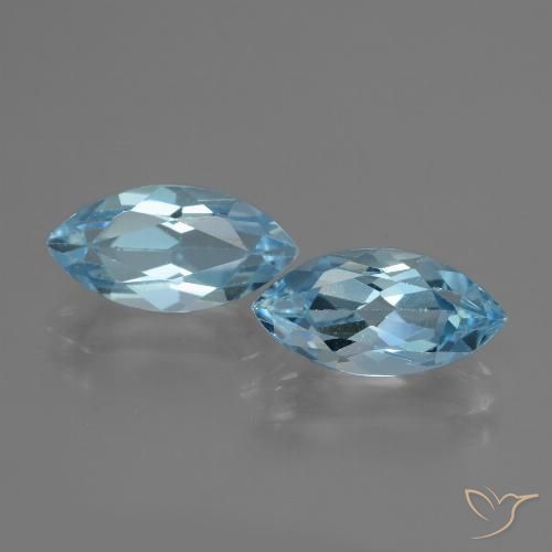 5.08ctw Natural Sky Blue Topaz, Marquise, VVS-VS