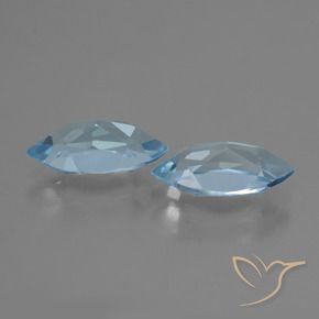 Topaz Gemstones in 12.1 x 6 mm Size for Sale, Topaz Stones in Sky Blue Color