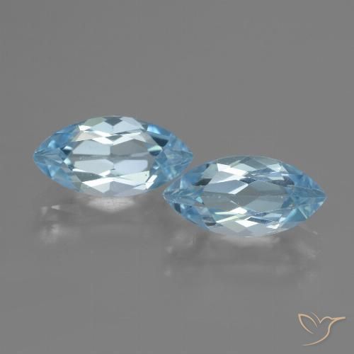 4.72ctw Natural Sky Blue Topaz, Marquise, VVS-VS