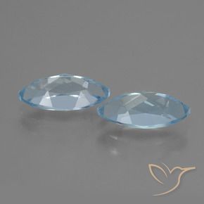 Topaz Gemstones in 12 x 6.1 mm Size for Sale, Topaz Stones in Sky Blue Color
