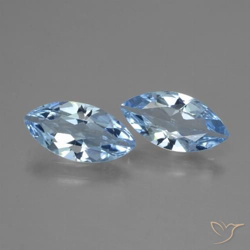 3.50ctw Natural Sky Blue Topaz, Marquise, VVS-VS