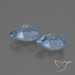 Topaz Gemstones in 7 x 5 mm (calibrated) Size for Sale, Topaz Stones in Sky Blue Color
